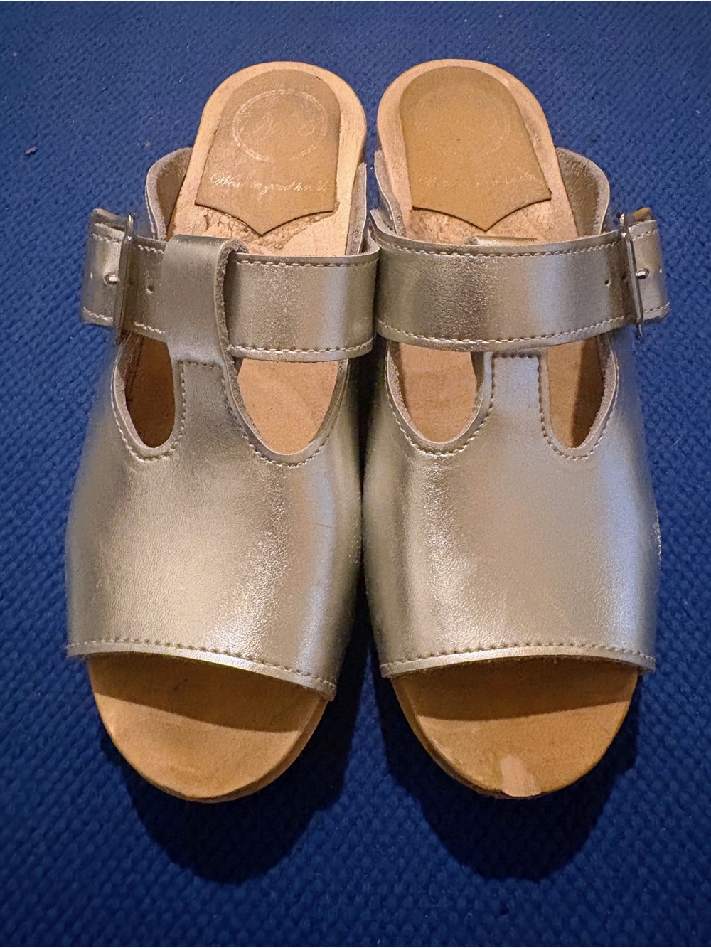 No. 6 T-Strap Mid-Heel Clog